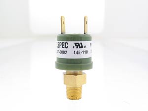 Non adjustable pressure switch 165/200psi 1/8"