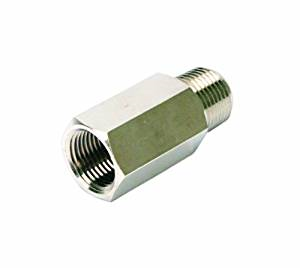 VIA92833 VIAIR CHECK VALVE 3/8"M to 3/8"F (Nickle Plated)