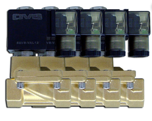 4-PACK OF AVS 250 PSI 1/2" OR 3/8" VALVE WITH MOUNTING BRACKETS