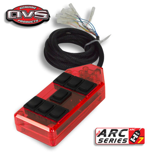 AVS RED 7-SWITCH SERIES (ROCKER) - FREE SHIPPING