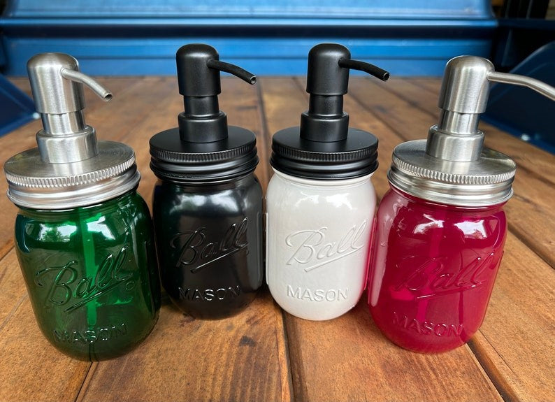 MASON JAR SOAP DISPENSER