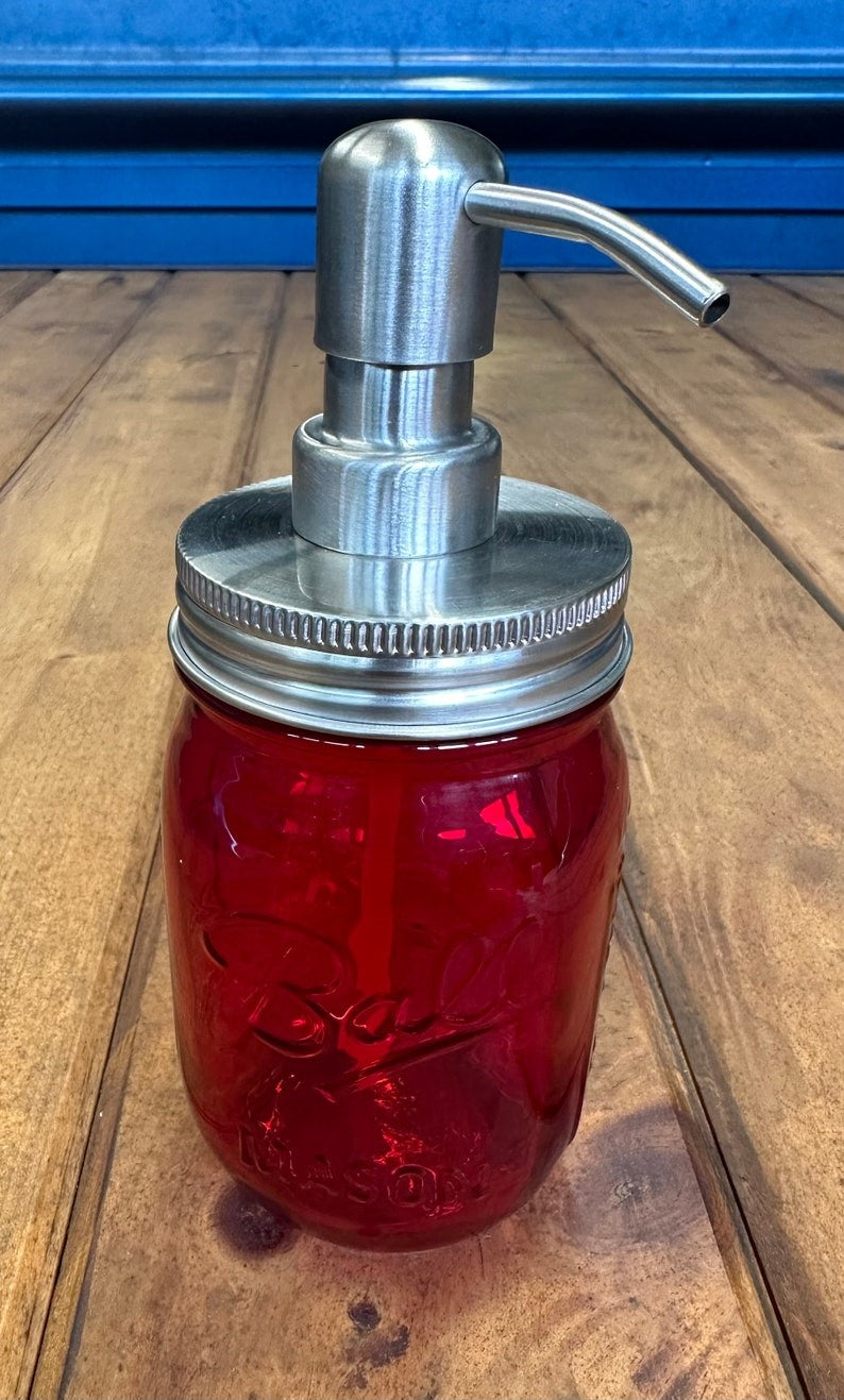 MASON JAR SOAP DISPENSER