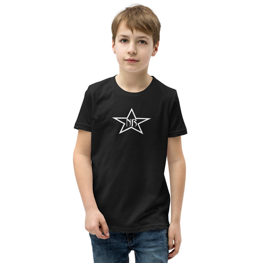 YOUTH WHITE STAR/SKULL